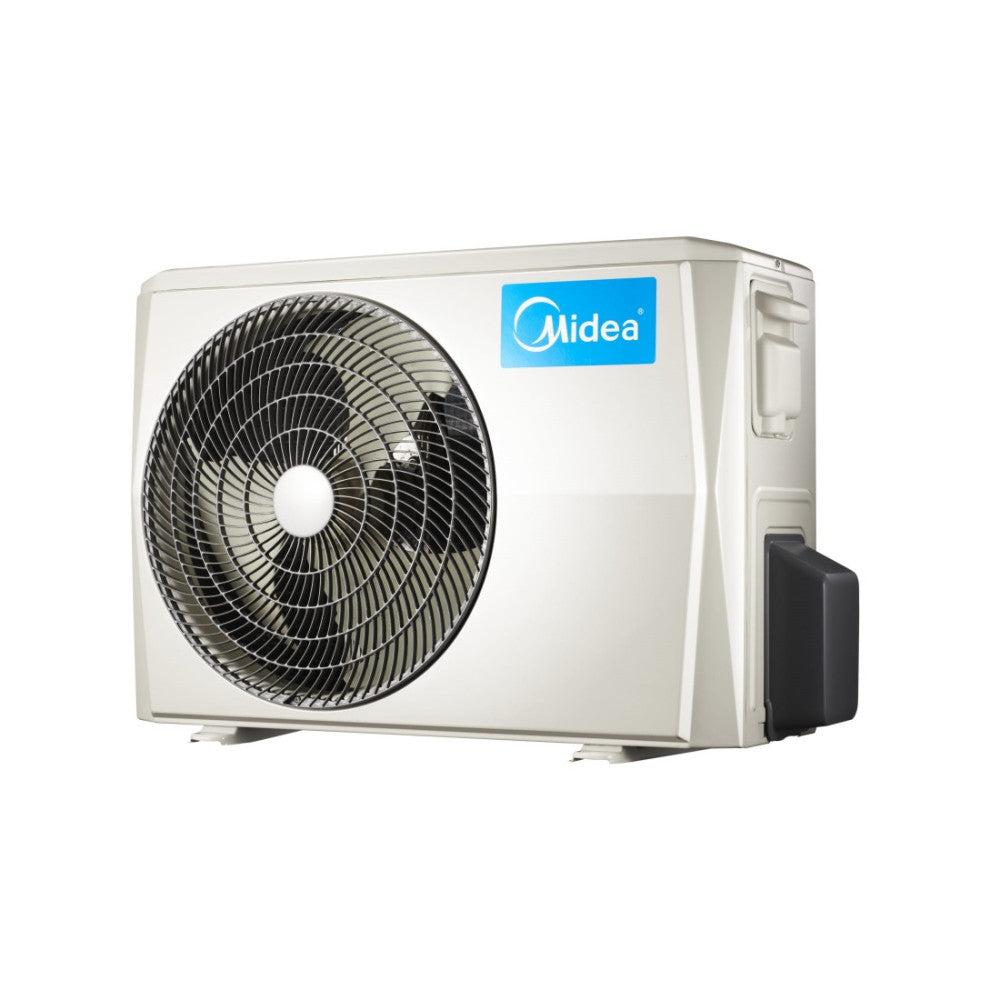 Εξωτερική μονάδα Midea Ace με αντισκουριακή επίστρωση για να διατηρείται στο χρόνο.