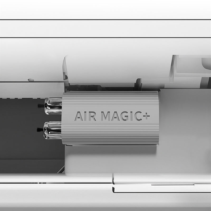 Λειτουργία Air Magic+ κλιματιστικού Midea – παραγωγή ιόντων για εξουδετέρωση ιών και βακτηρίων και καθαρότερο αέρα.